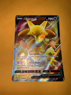 Alakazam V Pokemon Card