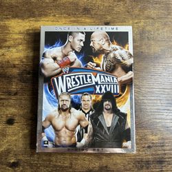 🔥 WWE WrestleMania XXVIII DVD Set (3 Discs) 💪 Cena vs Rock 💥