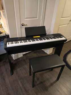 Casio CDP-230R 88-Key Weighted Digital Piano – Stand + Bench + Pedal