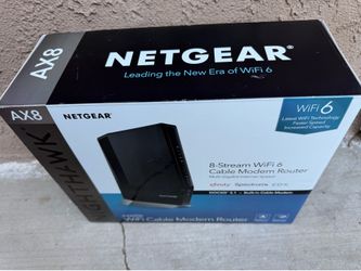 NETGEAR Nighthawk AX8 WiFi 6 Cable Modem Router (CAX80)