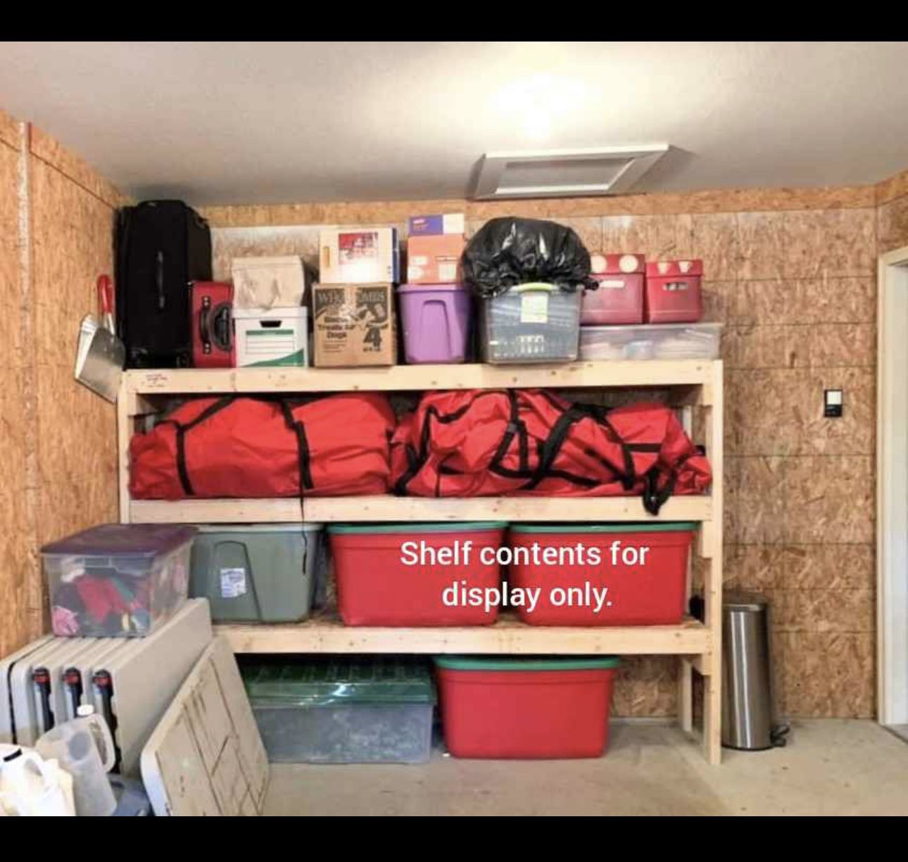 DROP-OFF  w/ Setup Statewide! New, Handbuilt Storage Shelves / Rack for garage, basement, pole barn, buildings, and business. 
