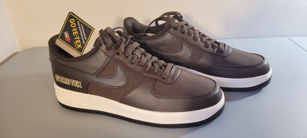 Nike Air Force 1 Gore TeX Baroque Brown New With Tags And Box