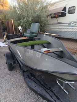 Exploring / Fishing   Folding  Portable Water Craft With  Electric Trolling Motor