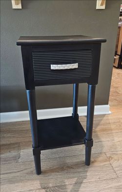 Black Nightstand / Side Table