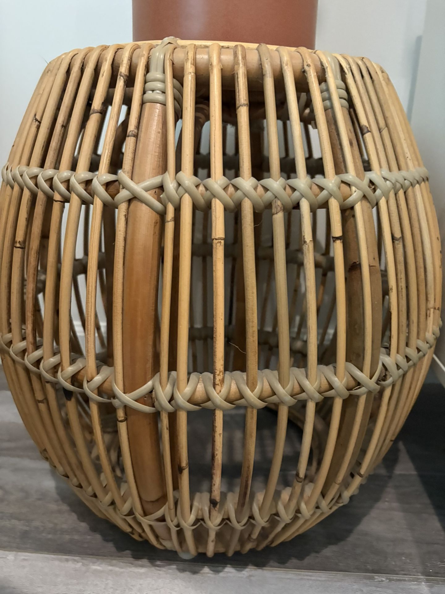 Rattan Side Table