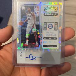 Michael Foster Jr Cracked Ice RC Auto /25