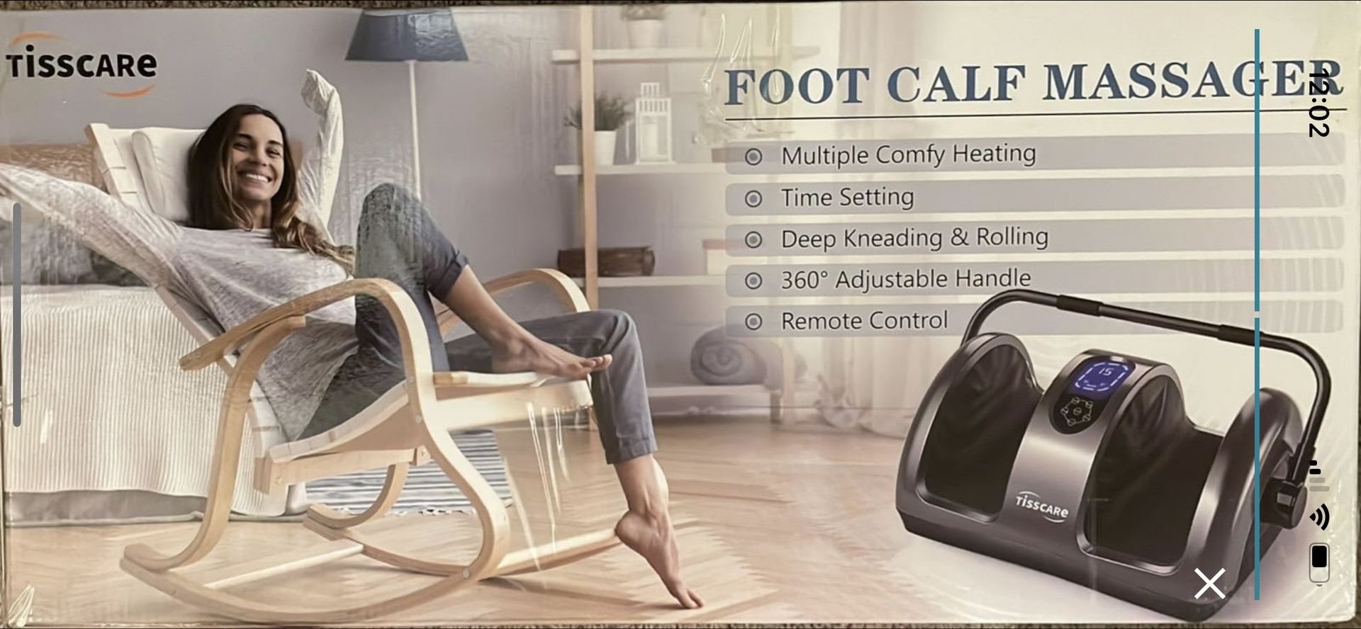 Shiatsu Foot Massager with Heat: Foot Massager for Plantar Fasciitis, Neuropathy, Circulation and Pain Relief, Massage Feet/Leg/Calf/Ankle