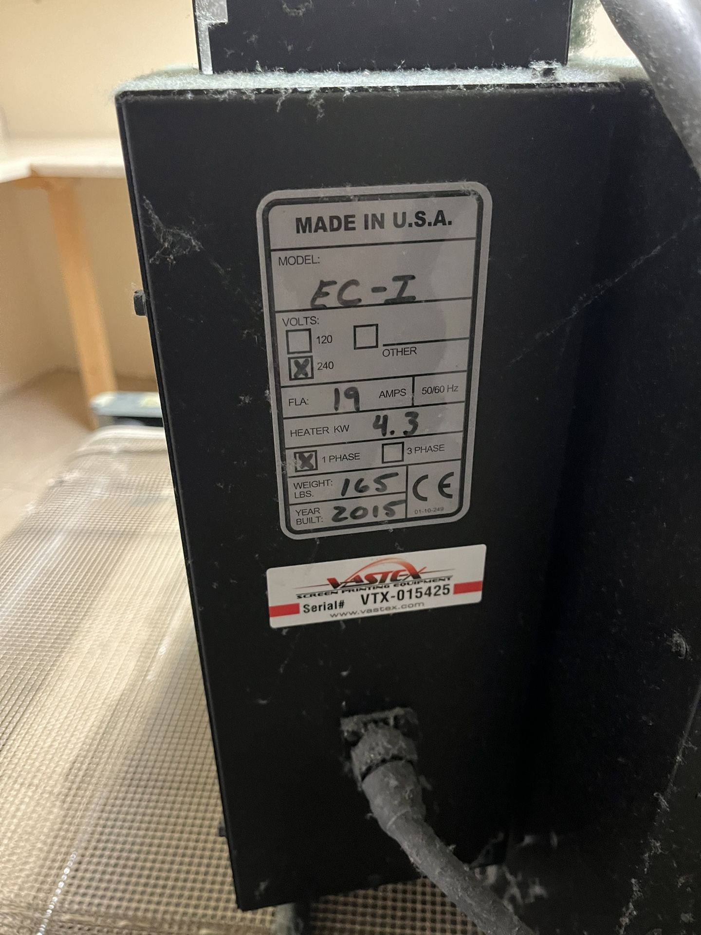 Silk Screen Oven