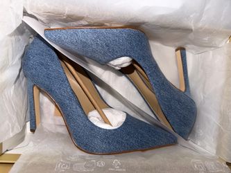 Michael Kors denim heels