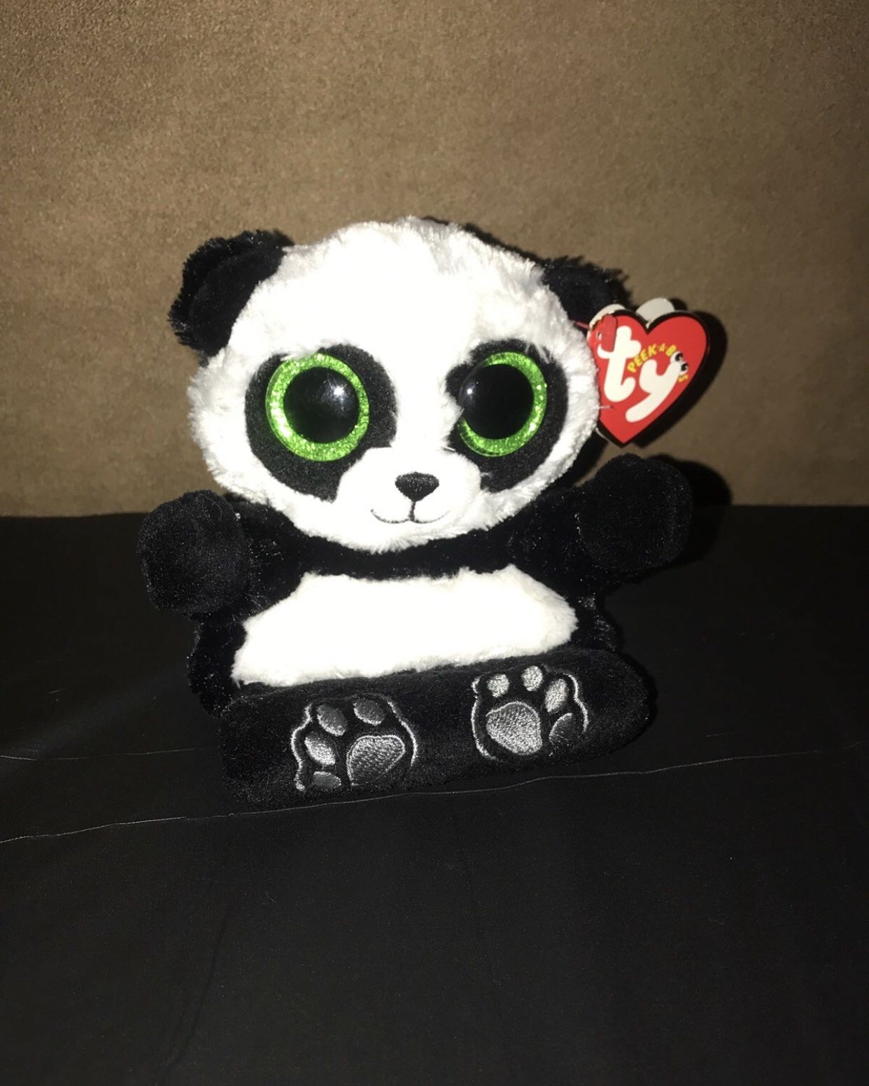 TY Peek A Boos POO the Panda~Phone Holder~SUPER CUTE!!