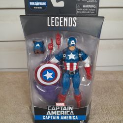 Marvel Legends Captain America Wolf Onslaught Red Skull BAF New Sealed