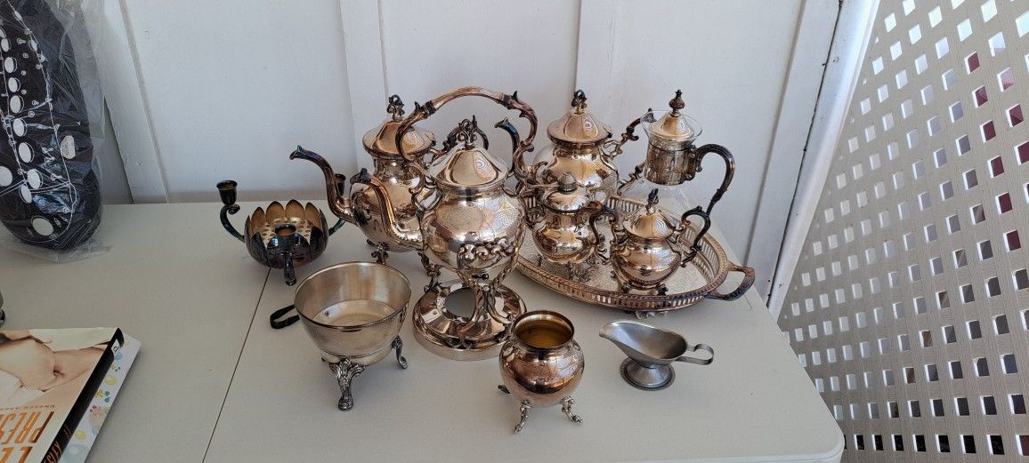 Silver Tea Set Vintage