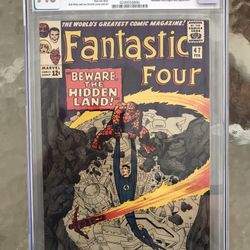 Fantastic Four #47 (1966) CGC 7.0 — O/w to White; 1st Maximus the Mad; Stan Lee 