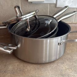 10pc Green Pan Pots& Pans Set