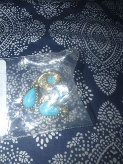 Turquoise two year drop earrings