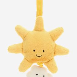 NWT Jellycat Amuseables Sun Cloud Musical Plush Stuffed Animal with Dust Bag
