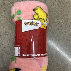 NWT Pokemon Silk Touch Throw