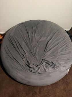 Grey bean bag