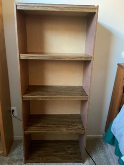 Four tier bookshelf
