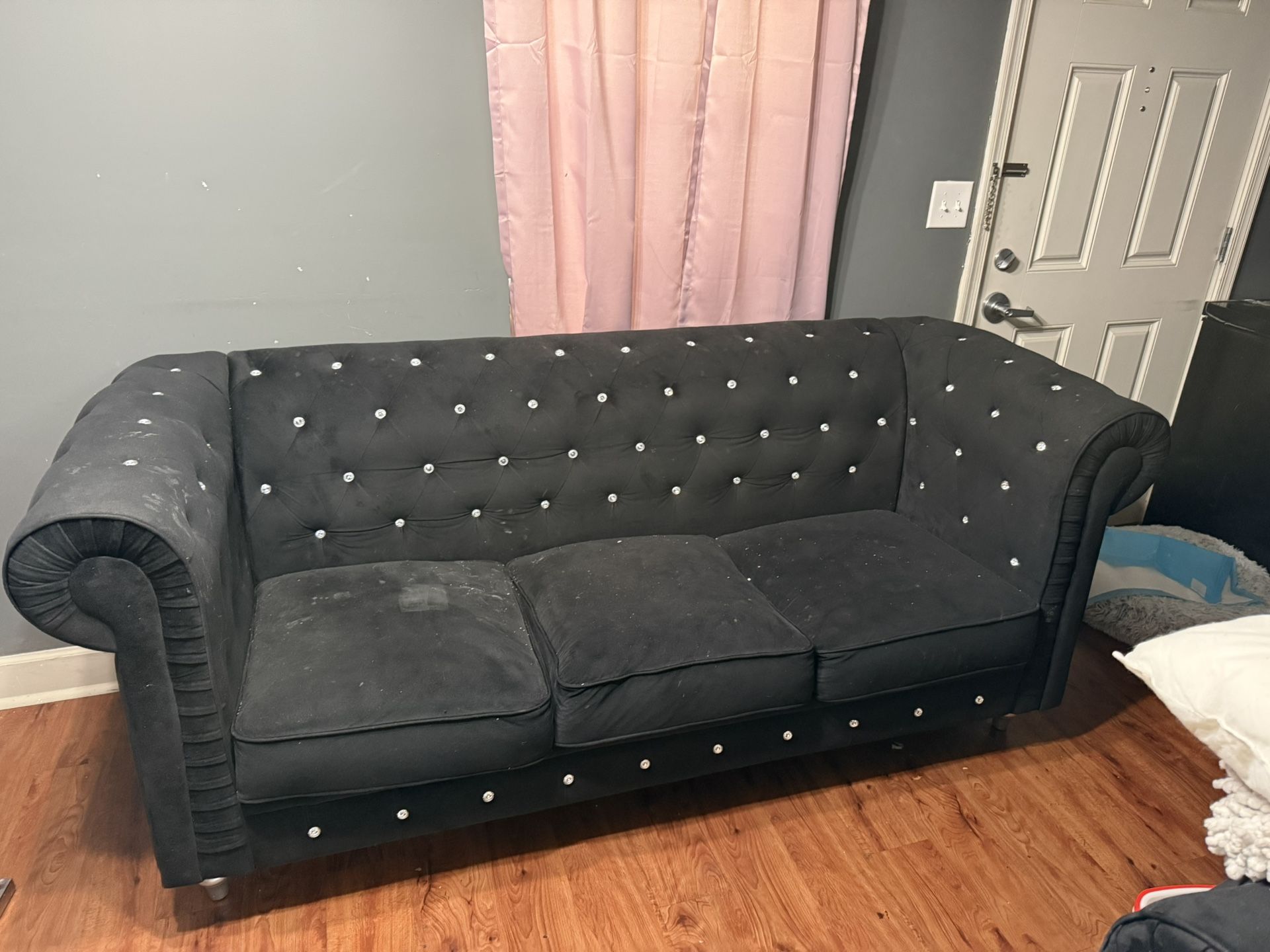 Black Couch & Love Seat