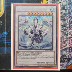 Yugioh Trishula Dragon Of The Ice Barrier Secret Rare HSRD