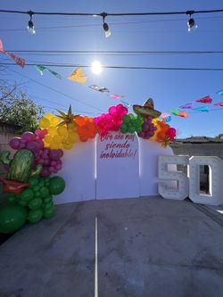 Fiesta Theme Balloon Decor