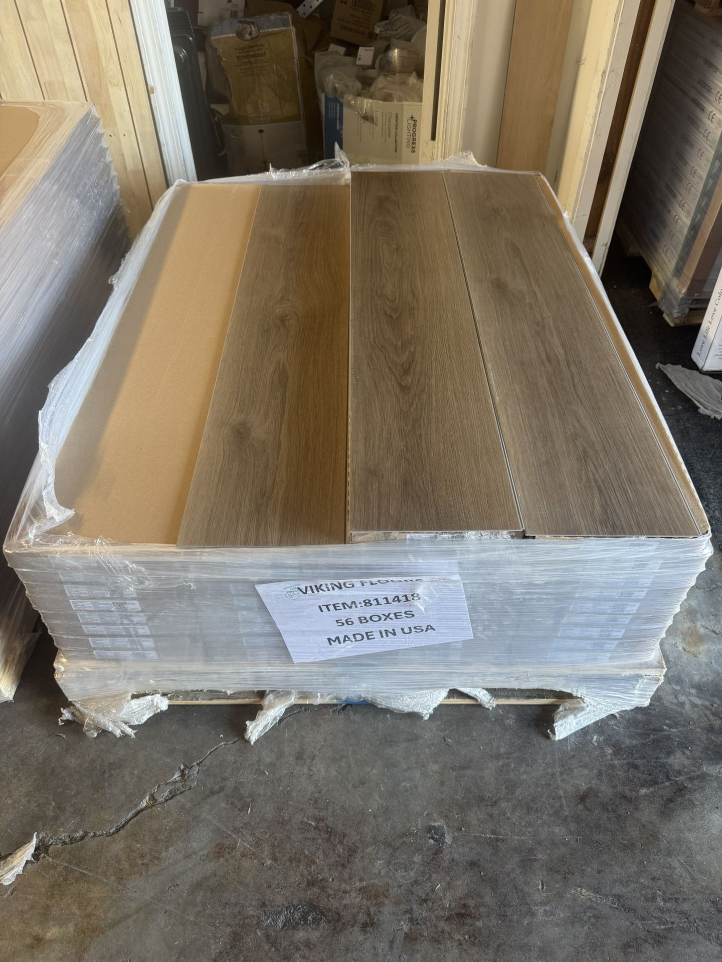 SPC VYNIL FLOORING 100% WATERPROOF (811418)