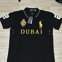 Polo Ralph Lauren Dubai Custom Slim Fit Polo Shirt Black