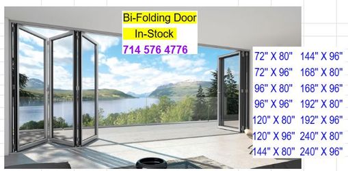 Aluminum Accordion Door - Vinyl doors & Windows