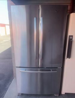 Whirlpool Stainless Steel Refrigerator And Freezer