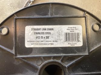 Straight Link Chain