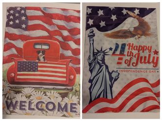 Fourth Of July Garden Flags
