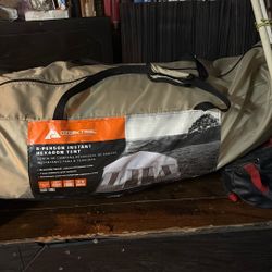 8person Hexagon Tent /fishing Pole Combo
