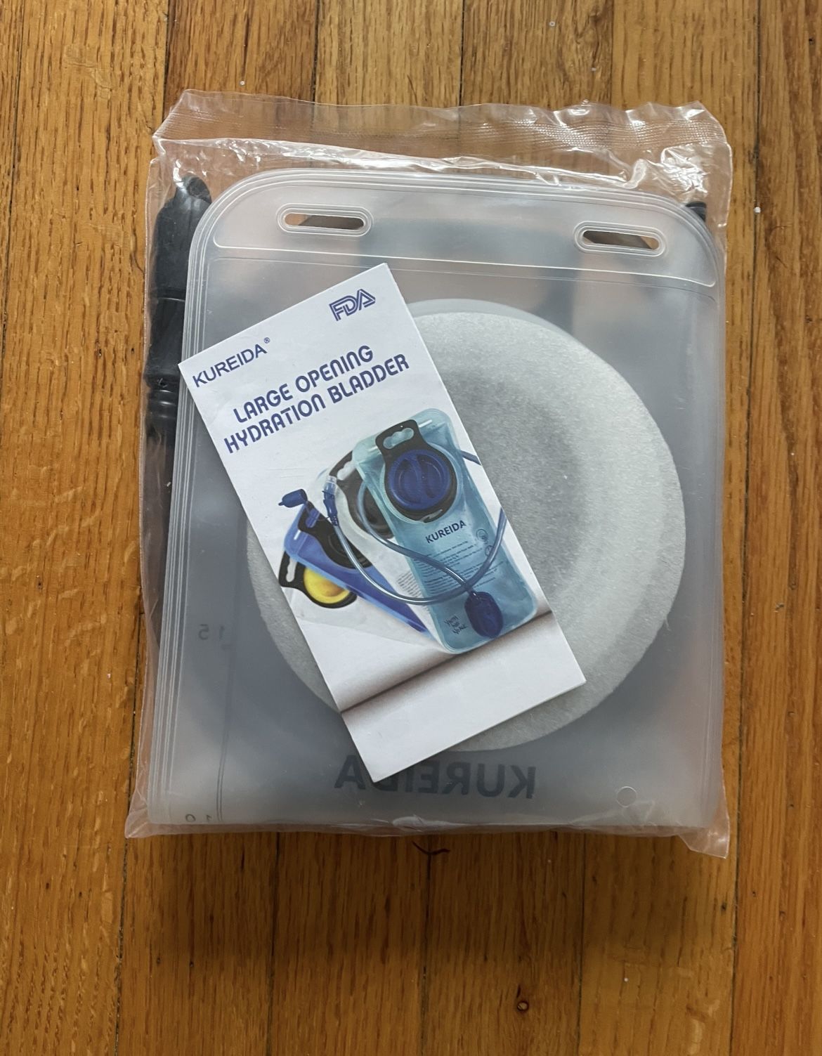 Large opening hydration bladder 