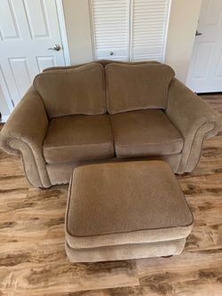 Couch with Ottoman