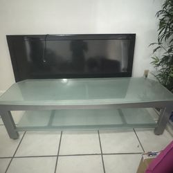 Medal And Glass Tv Stand/table
