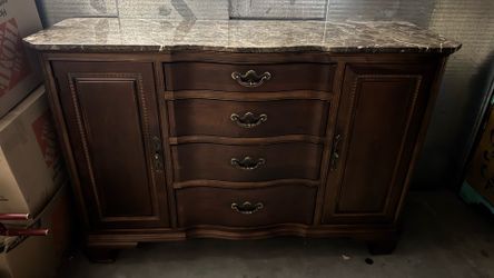 Dark Cherry Wood Buffet
