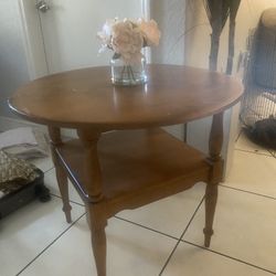 Antique/ Natural Wood /Coffee Table 