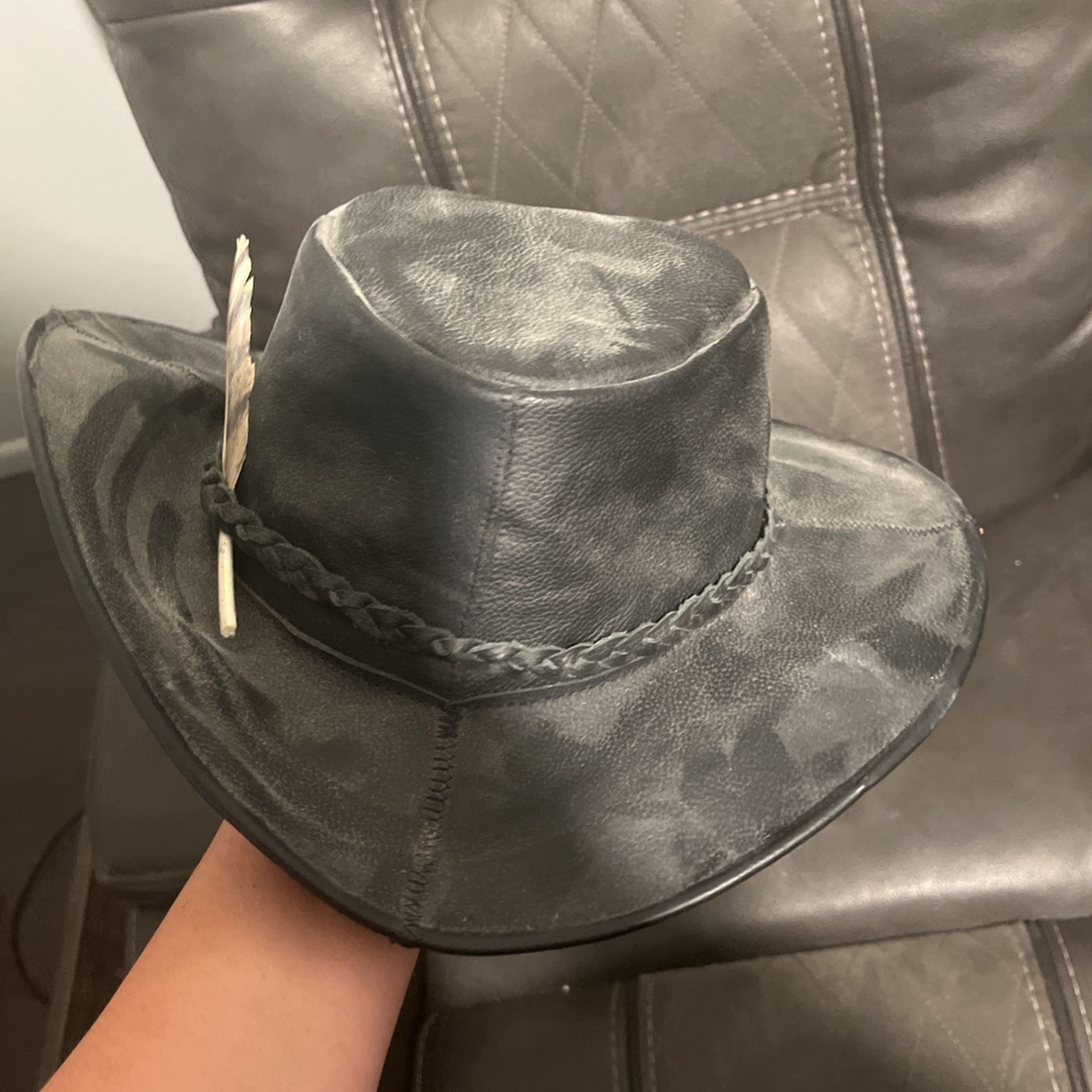 Leather Hat