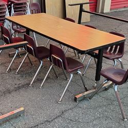 Sturdy Kids Chairs And Table  Set