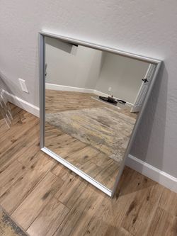 Silver Framed Mirror – $25 (Fountain Hills)