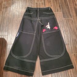 Kangaroo Jnco Jeans 32x30 Black
