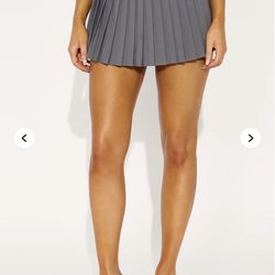 Sharon Pleated Skort - Slate Grey new size S