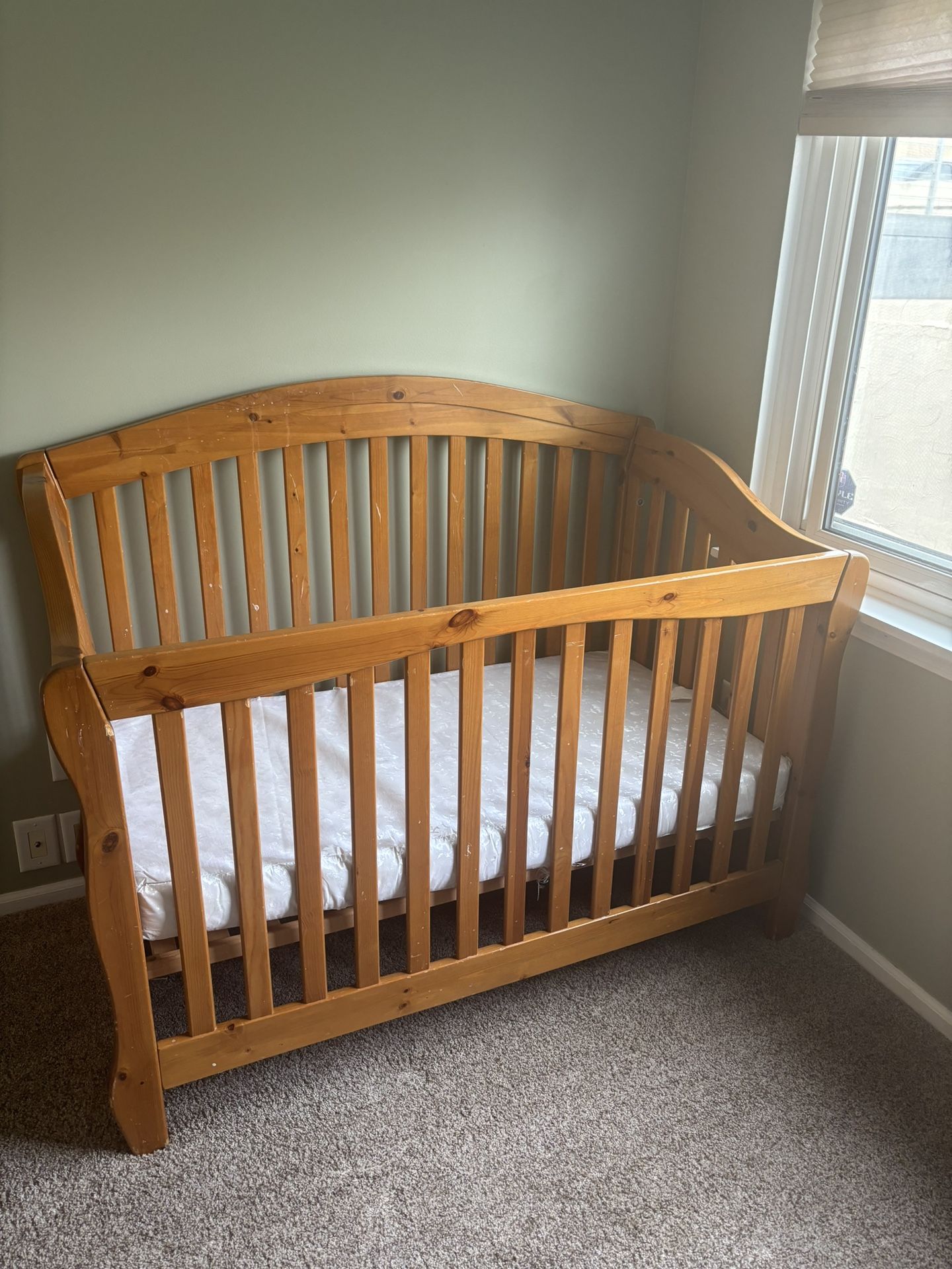 Crib With Mattress