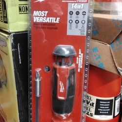 MILWAUKEE RATCHETING MULTI- BIT DRIVER 