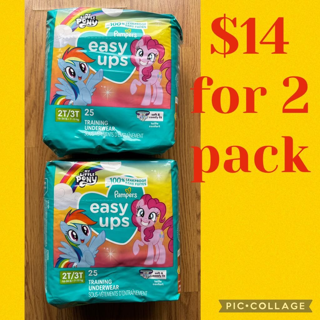 EASY UPS Training Underwear 2T/3T (PAMPERS)