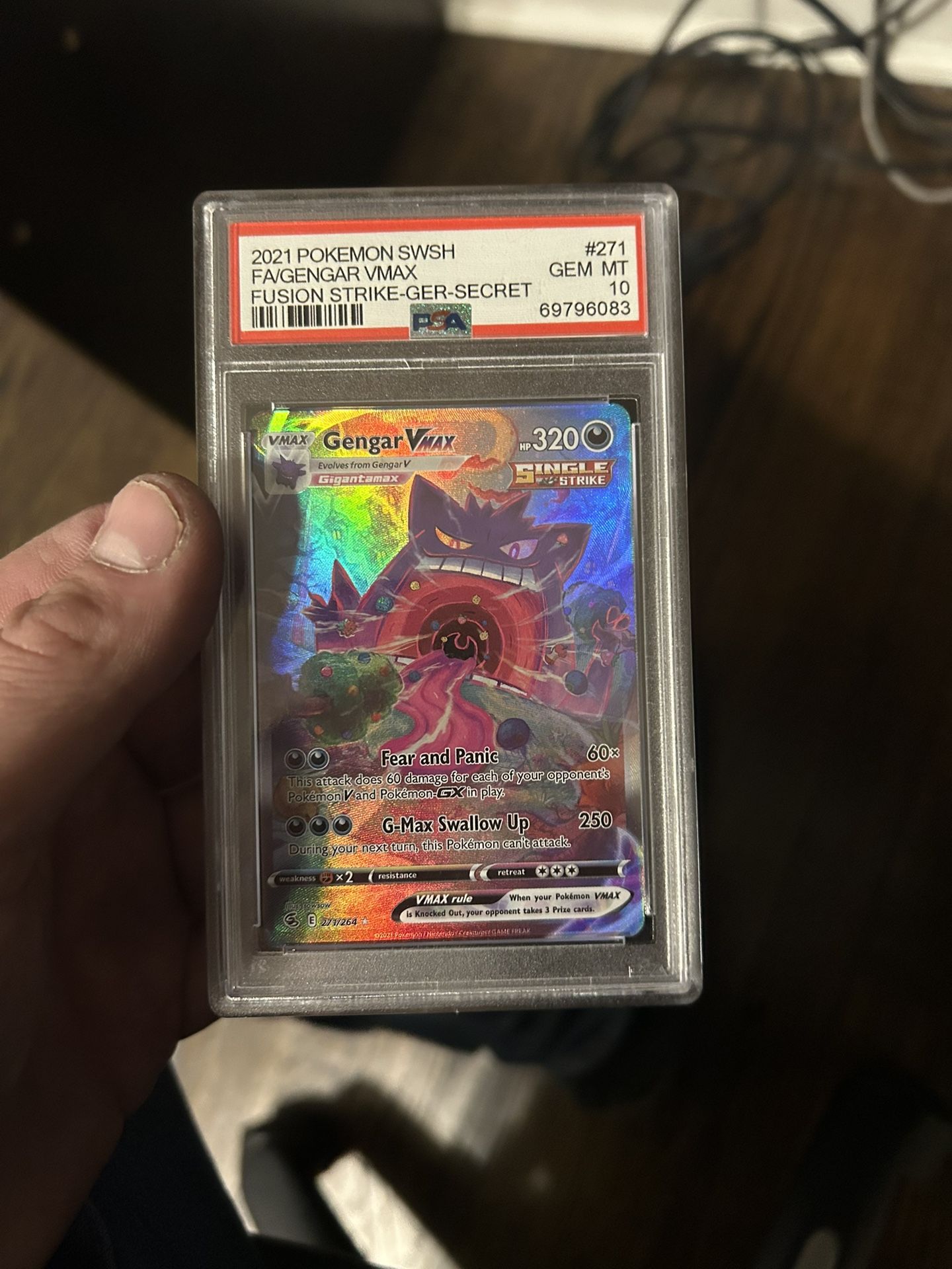 Pokémon Gengar VMAX Psa 10