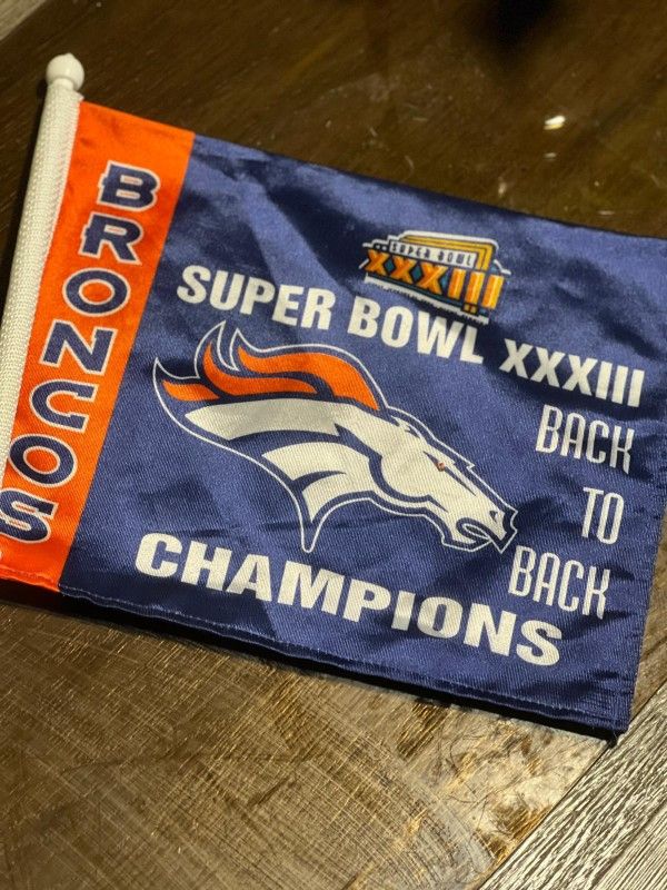 Broncos Superbowl XXIII flag