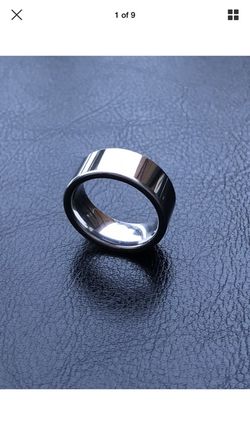 Men’s Tungsten Ring. Size 8.5