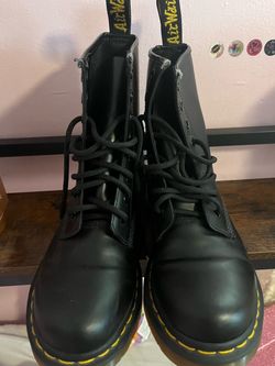 Dr. Martens 1460 Black Leather Lace-Up Boots